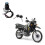 Motorcycle Ignition  Lock Cylinder with Key Set for  KLR650 1987-2007 6