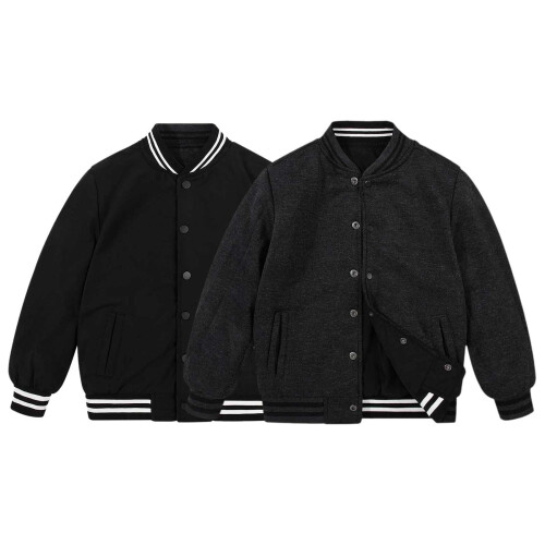 Boys Winter Jacket Double-Sided Casual Jacket 1