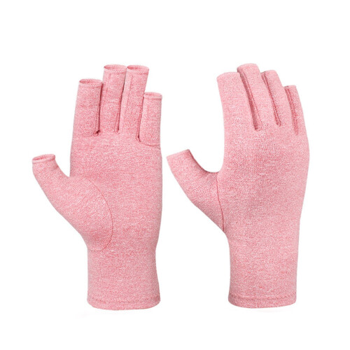Men's and Women's Breathable Fingerless Work Gloves2Pcs 1