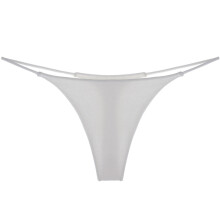 Dames katoenen string met lage taille en dubbele bandjes
