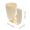 Distributeur de cupcakes en plastique beige (1 pièce) 2