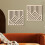 Rustic Wood Wall Art Abstract Farmhouse Decor White 8