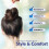 Filet à chignon noir en nylon (10 pièces) 8