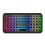 3X  Teclado Sem Fio  5.2, Teclas de 5 Polegadas, Teclado Retroiluminado de 7 Cores, Teclado Recarregável para PC, Android TV Box 10