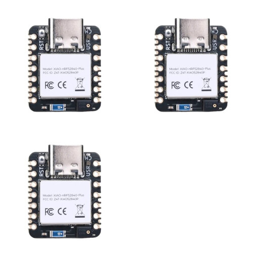 3X para Seeed Studio XIAO NRF52840 Sense  BLE Development Board com Sensor 20 GPIO Compatível com para