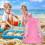Pink Mesh Beach Backpack for Kids - Lightweight 5