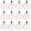 Iridescent Clear Christmas Ornament Balls 12pcs 2