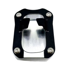 Para Bear 650 2025 - Aumentador de Apoio Lateral Kickstand Descanso de Pé Almofada Prata