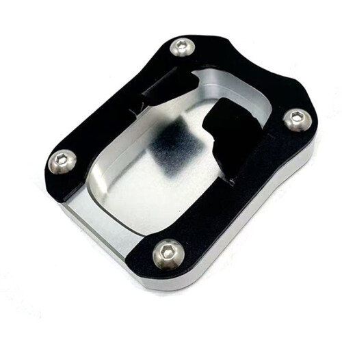 Per  Bear 650 2025- Pad di Ingrandimento per Cavalletto Laterale Argento 1