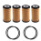 Filtro Olio 4 Pezzi 152093920R Adatto per  MASTER Mk2 2.5D 2006 1