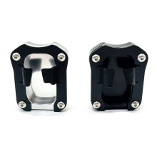 For Bear 650 2025- Side Stand Enlarge Kickstand Sidestand Foot Enlarger Pad Silver