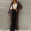 Boho-Cardigan, offener Maxi-Strickpullover im Azteken-Tribal-Stil 1
