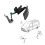 7E0941274A Rear Left Body Height Sensor for  Multivan Transporter T6 16-19 Headlight Liquid Level Sensor Pull Rod 2