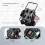 Bike Phone Mount, Universal Mechanical Lock Phone Navigation Holder Mount Includes Rearview Mirror Handlebar Base 4
