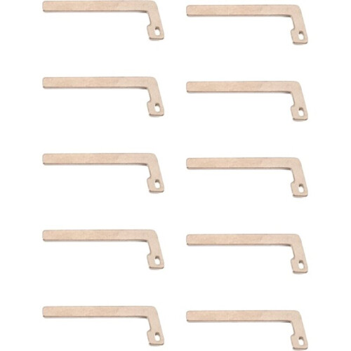 10Pcs Car  Remote Control Emergency Key Blades for  E5 Replacement Spare Keys