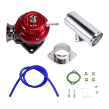 Válvula de Descarga Turbo Type- Ajustable de 25 Psi con Tubo de Brida de 63 mm para Adaptador de Válvula de Descarga GD- FV RZ Rojo