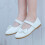 Mädchen-Freizeitschuhe aus Leder, weiß, Größe 36 8