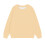 Barntröja Enfärgad Rund Hals Långärmad Beige 5