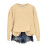 Barntröja Enfärgad Rund Hals Långärmad Beige 6
