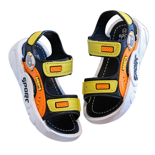 Boys Walking Sandals Black 3-3.5 Years 1