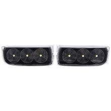 Car Tailgate Reverse Backup Lights License Plate Lamp for L322 XFD000053 XFD000054 Transparent