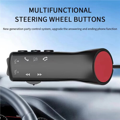 2X Universal Car Steering Wheel Button Remote Controller Car Radio GPS Navigation DVD 2 Din Android Wired Remote Control 2