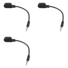3X Replacement Game Mic 3.5mm Microphone for HyperX Cloud 3 III Gaming Headsets Headphones