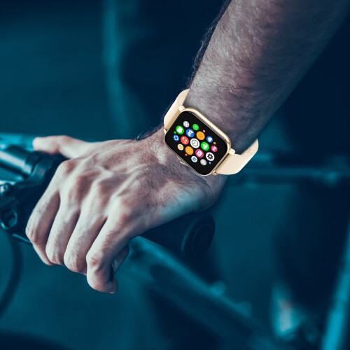 Smartklocka 1,7 tums Bluetooth-samtal, fitnesstracker, IP67 1