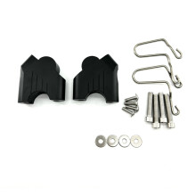 Motorcycle Accessories Handlebar Riser Adjustable Heightening Clamp Riser Kit for R12 R12 NineT NINE T Black
