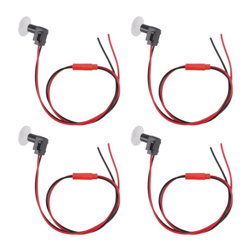 4pcs White Light Bright 12V Car Door Bowl Light Concealed Installation Door Handle Light LED Storage Box Light