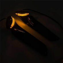 Wind Wing Motorcycles Adjustable Rotating Rearview Mirror with LED Light for 1000 ZX-10RR ZX 10RR ZX-10R