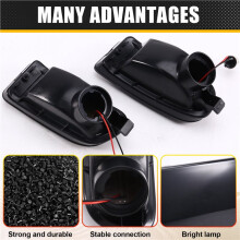 Car Front Corner Parking Light Side Signal Light for 1999-2001 Impreza 84441FA160 84441FA170 Black