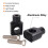 Motorcycle Black Aluminium Handle Bar Mounting Handlebar Risers Clamp 25mm for Universal 3
