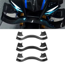 Motorcycle Winglets Spoiler Wings for R1 R1M 2020-2024 Front Fairing Fixed Wing Downforce Moto Parts Carbon