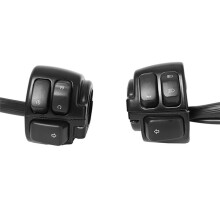 Interruptor de Manillar de 25 mm para Motocicleta, Control de Faros de Crucero para Softail, Dyna, Sportster XL 883, Crown Prince A.