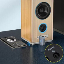 Carro  5.3 AUX Adaptador Cancelamento de Ruído 3.5mm Jack Estéreo Sem Fio Receptor de Áudio de Carro para Amplificador Alto-Falante