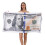 Dollar Beach Towel Digital Print Large Bath Towel 4