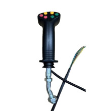Elektrischer Joystick mit 7 Tasten, Klebezahnrad für Baggerteile, Holzfällerwerkzeuge, Eisen- und Steinwerkzeuge, Landwirtschaftliche Erntemaschinen