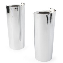 2 Inch Smooth Fork Tube Slider Covers Cowbells for Electra Tri Glide FLHX