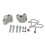 Motorcycle Accessories Handlebar Riser Adjustable Heightening Clamp Riser Kit for  R12 R12 NineT NINE T Silver 4