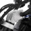 Motorcycle Accessories Handlebar Riser Adjustable Heightening Clamp Riser Kit for  R12 R12 NineT NINE T Silver 2