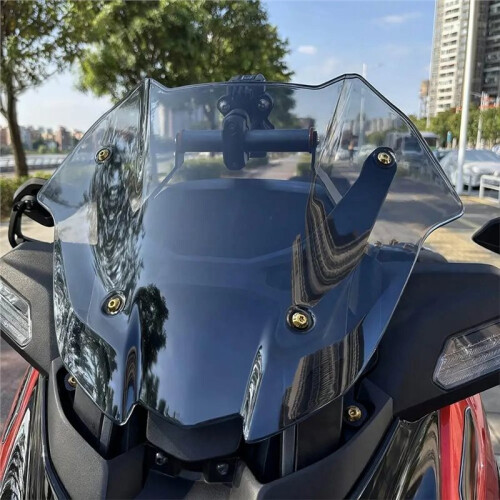 Motorcycle Windshield Windscreen Wind Shield Deflectore for  X-MAX300 XMAX300 XMAX 300 Tech MAX 2025 Transparent 2