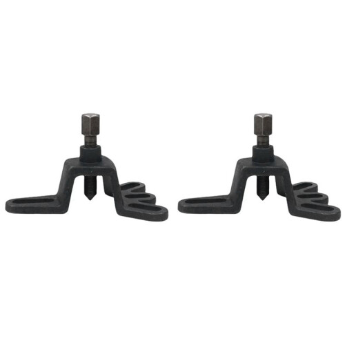 2 Pcs Universal Brake Drum Puller Tool Wheel Hub Puller Repair Tool Handheld Puller for Motorcycle Tricycle 1