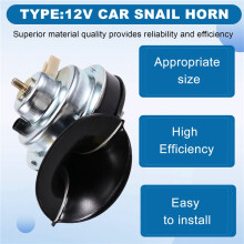 12V Car Snail Horn Electric Horn C308/309 Dual-Tone Speaker Horn for Car Accessories