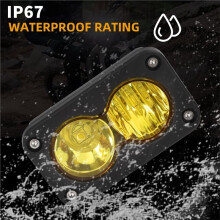 Dirtbike Headlight Kit Yellow Light with Light for Sur-Ron X260 Talaria Sting R MX4 PC Len