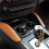 Front Center Console Cup Holder Frame Panel Bezel 51169129401 for  X5 E70 2008-2013 X6 E71 E72 08-14 ABS Carbon Fiber 5