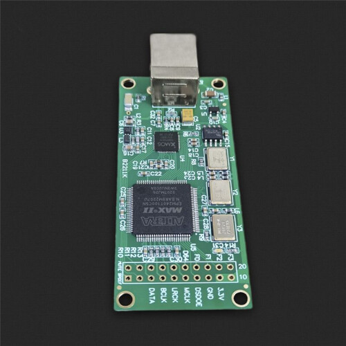 Módulo de Interface Digital USB XU208 Módulo de Interface de Áudio USB XU208 USB para Placa de Passo I2S/IIS DSD256/PCM384 1