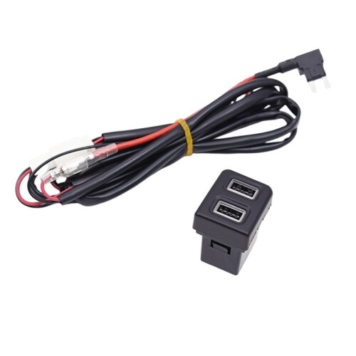 Car Dual USB QC3.0 Fast Charger Socket Phone Charging Outlet Power Adapter for  Multivan T5 1