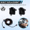 Car Accessory 2pcs Variable Electric Adapter Motor Exhaust Control Valve One-Key Button Remote Dual Kit  Systems 7