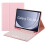 Tangentbordsfodral för Galaxy Tab A9Plus 11" Rosa TPU Folio 1
